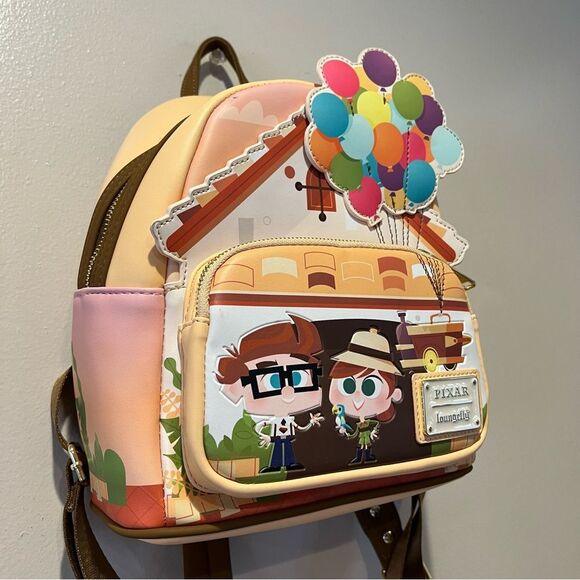 Loungefly Up Working Buddies Mini Backpack NWOT - Picture 5 of 15